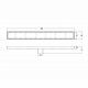 800mm Tile Floor Grate - Specs