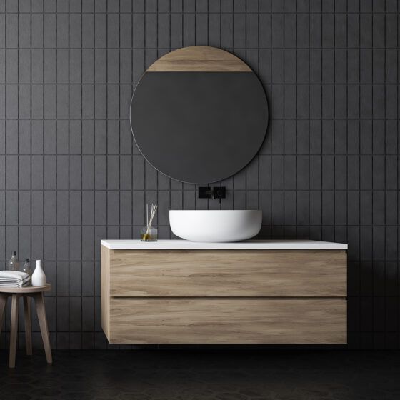 gunmetal-grey-round-mirror-perth-alpine