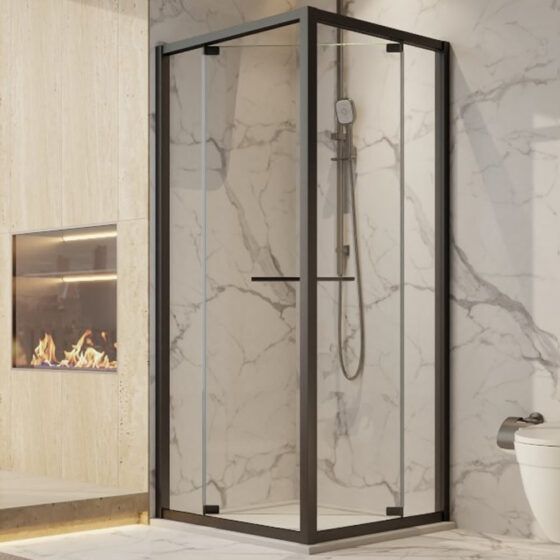 Alpine Rolling Door & Return Black