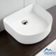 299-Quadrant Fluted Vessel-White-Alpine