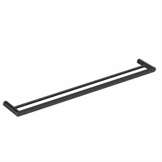 300980BK-Sky double towel rail-MATTE BLACK